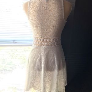 WHITE FLORAL SUMMER DRESS!!!!!
